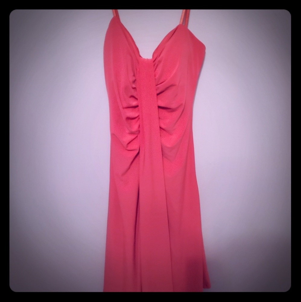 coral dress